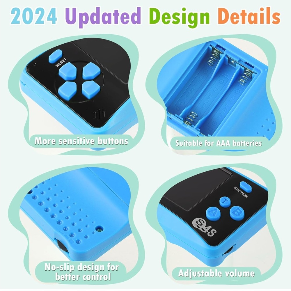 Blue Handheld Gaming Console - Picture 4 of 4